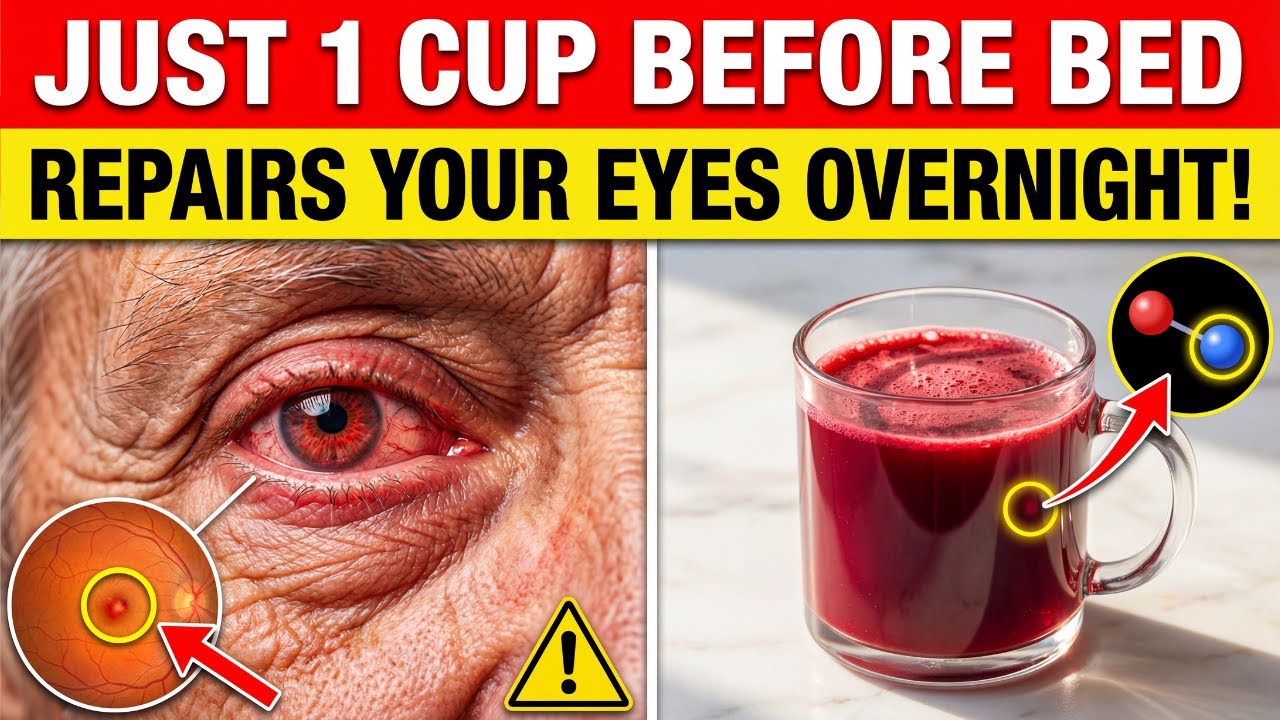 Over 60? Drink These Juices to Help Your Eyes Naturally I Senior Health Tips