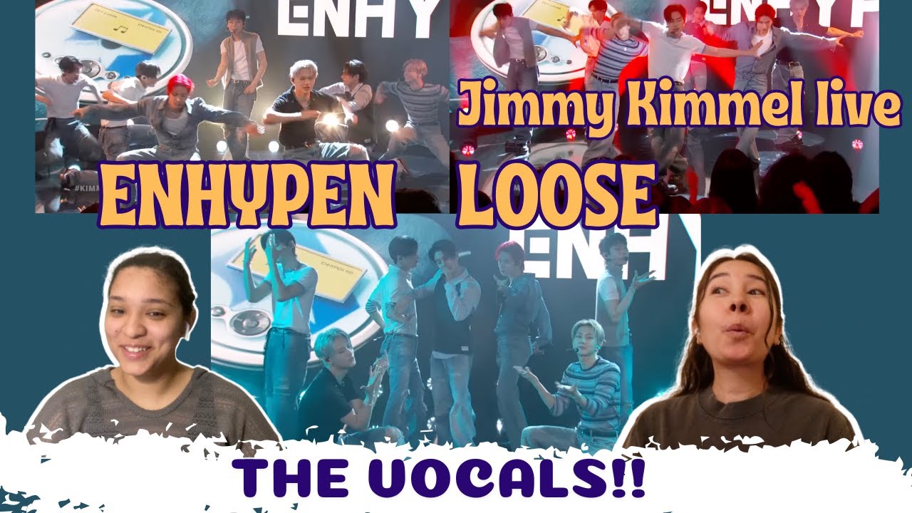ENHYPEN - LOOSE on Jimmy Kimmel LIVE | LIVE REACTION
