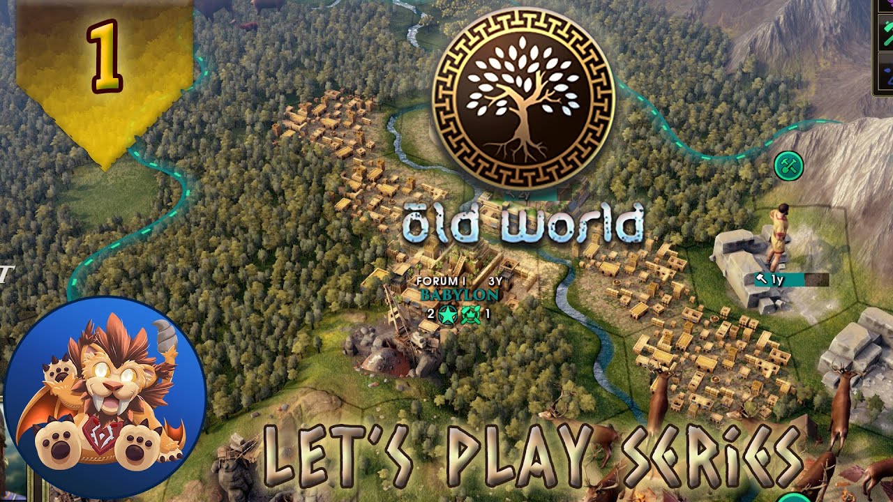 Old World Early Access - The Founding of Babylon - Lets Play - EP1