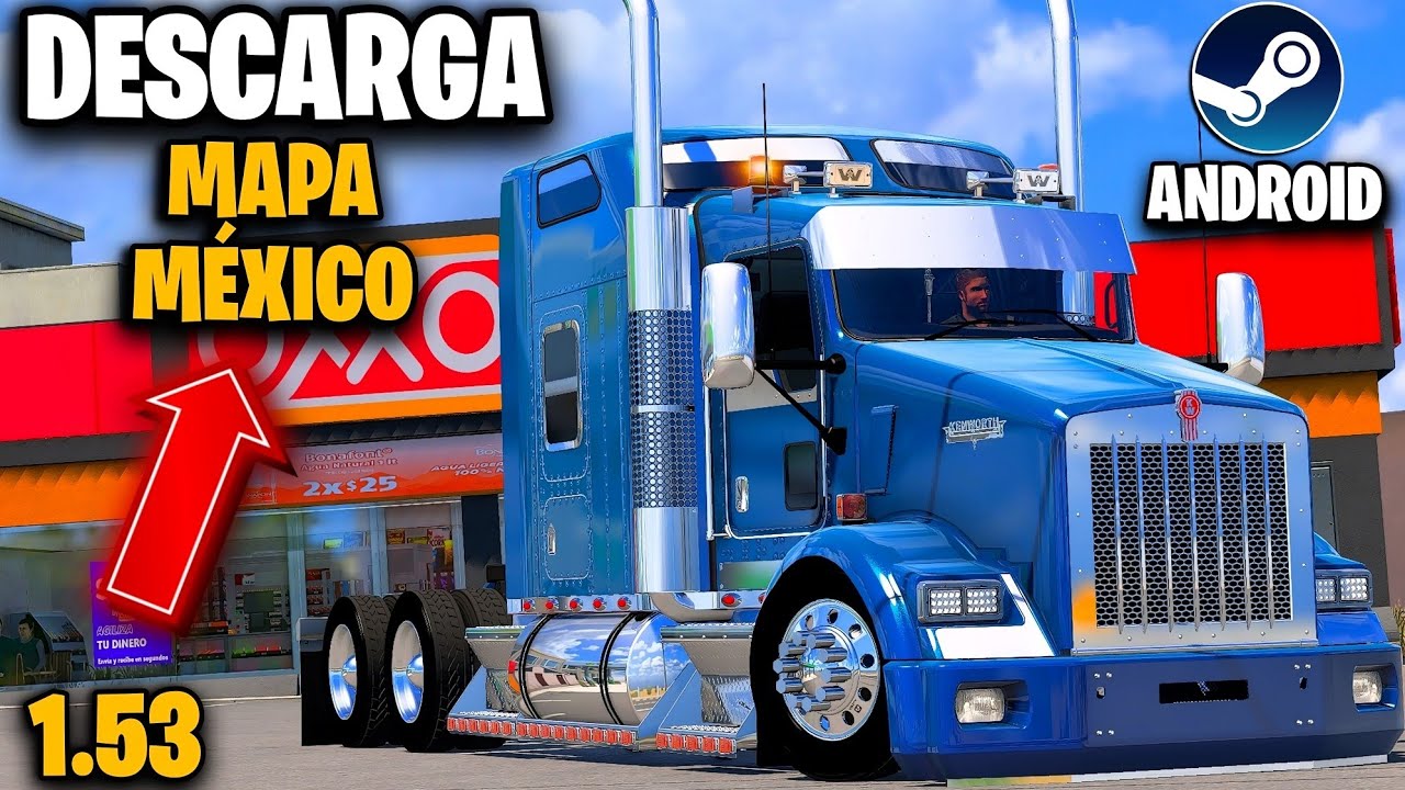 😱DESCARGA MAPA DE MÉXICO 🇲🇽 PARA ANDROID, ATS MOD 1.53!
