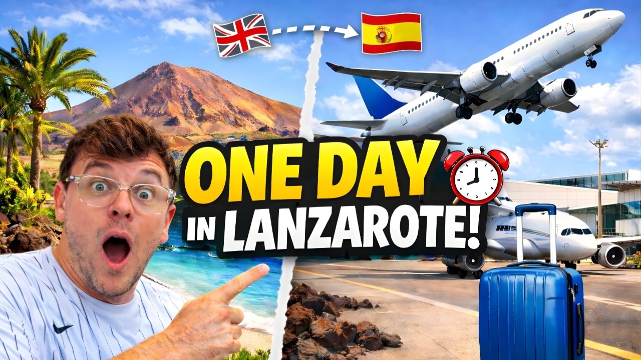 Lanzarote and back { IN JUST ONE DAY! }
