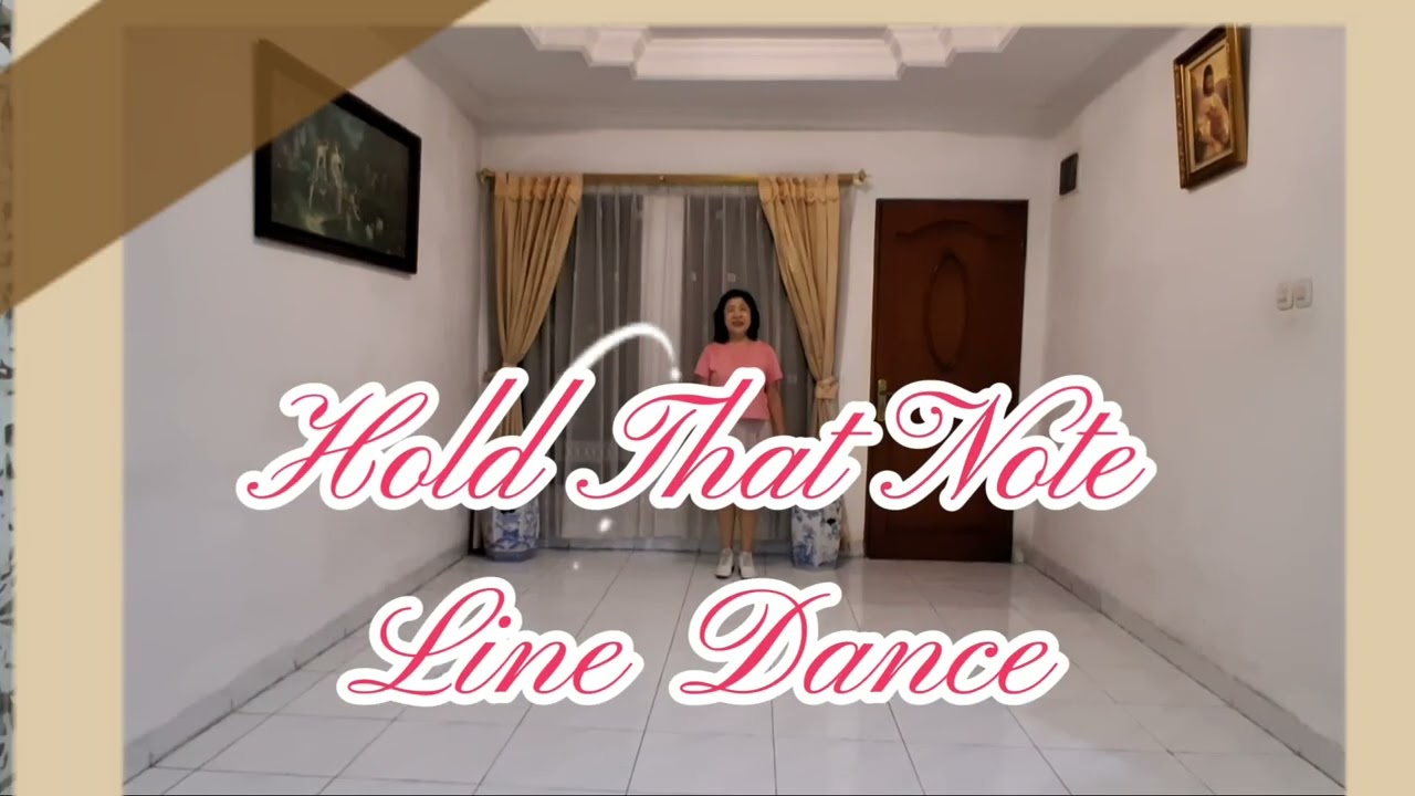 Hold That Note Line Dance/ Choreo by Rob Fowler (ES)- January 2026