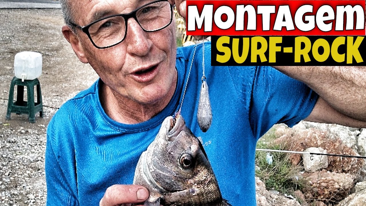 MONTAGEM LOW COST PARA SURF-ROCK (ZONAS DE MUITA PEDRA)🎣🐡