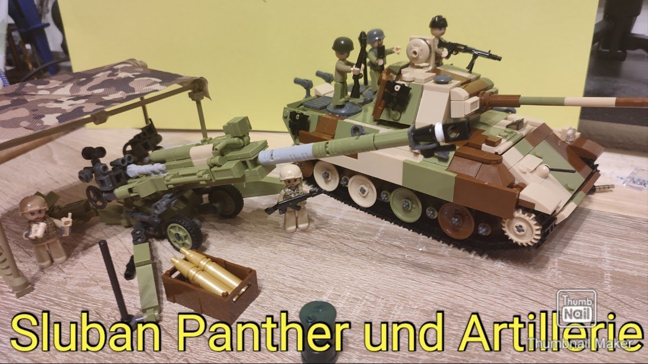 Sluban: Panther B0859 und Feldgesch&uuml;tz B0258, Eure W&uuml;nsche: Top-Flop 3 und Rundgang.