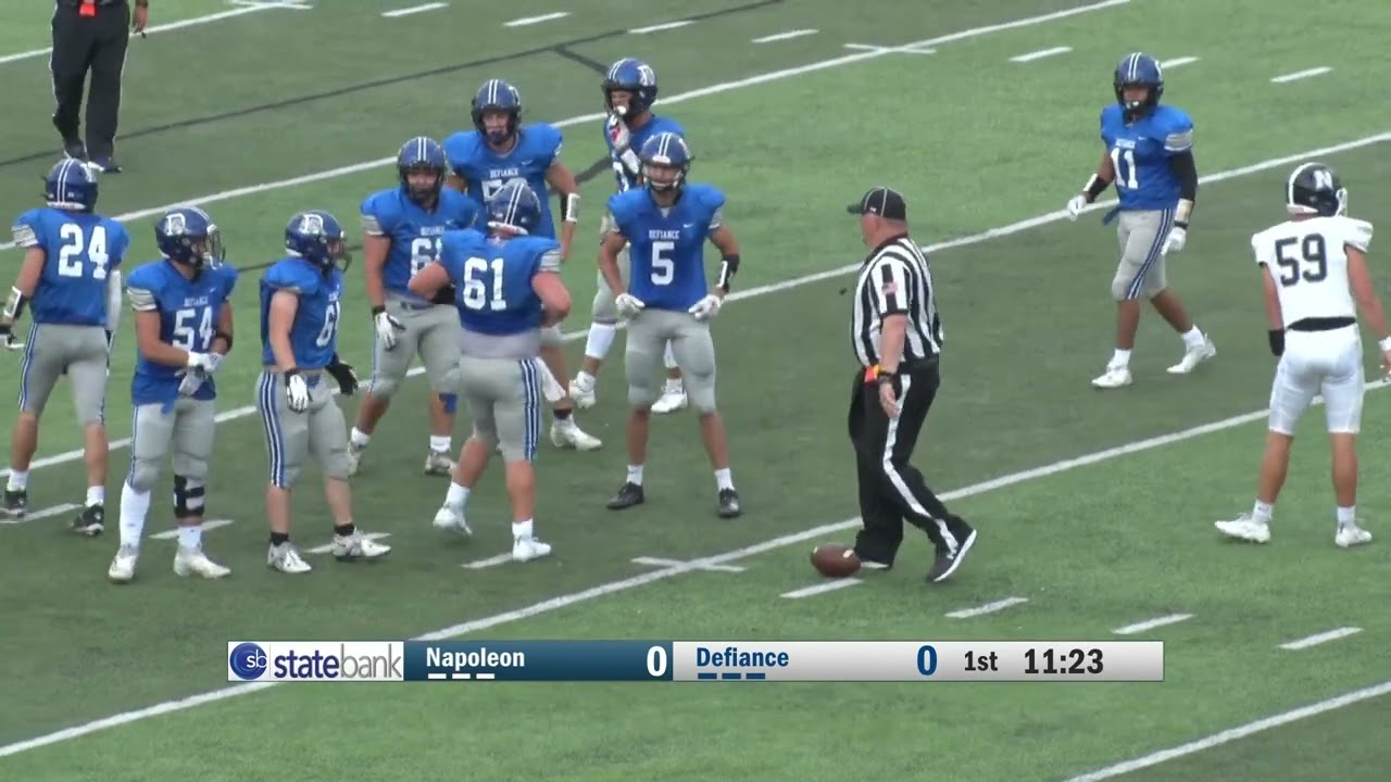 Napoleon vs Defiance Football 8-17-2023