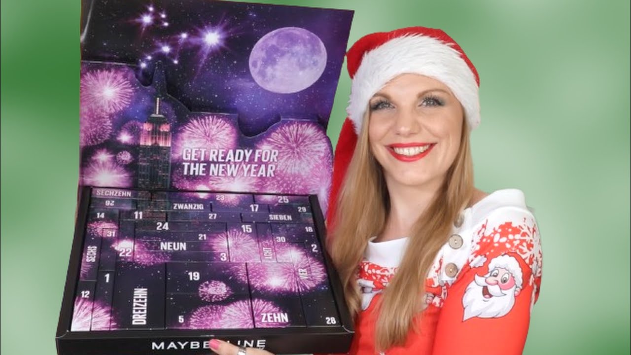 EMPFEHLUNG - Maybelline Adventskalender 2023 Countdown to New Year | Beauty | Inhalt | Claudis Welt