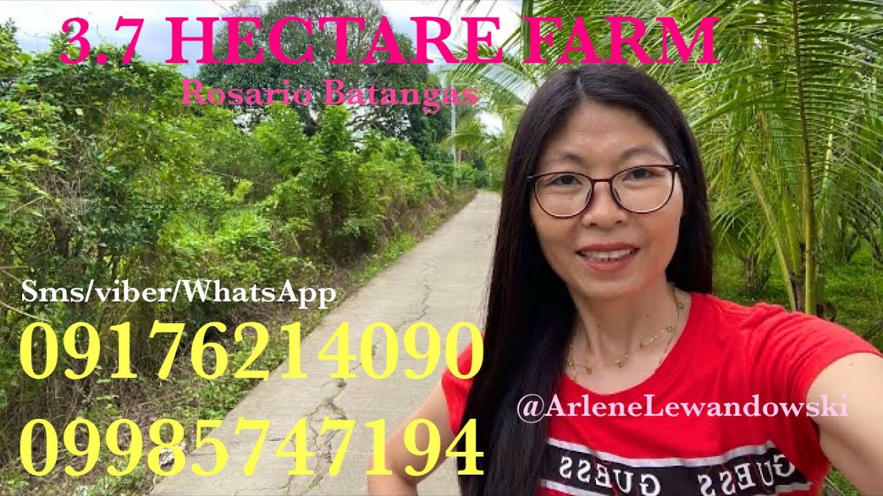 Vlog553: 3.7 HECTARE FARM WITH LONG FRONTAGE FOR SALE IN ROSARIO BATANGAS PHILIPPINES