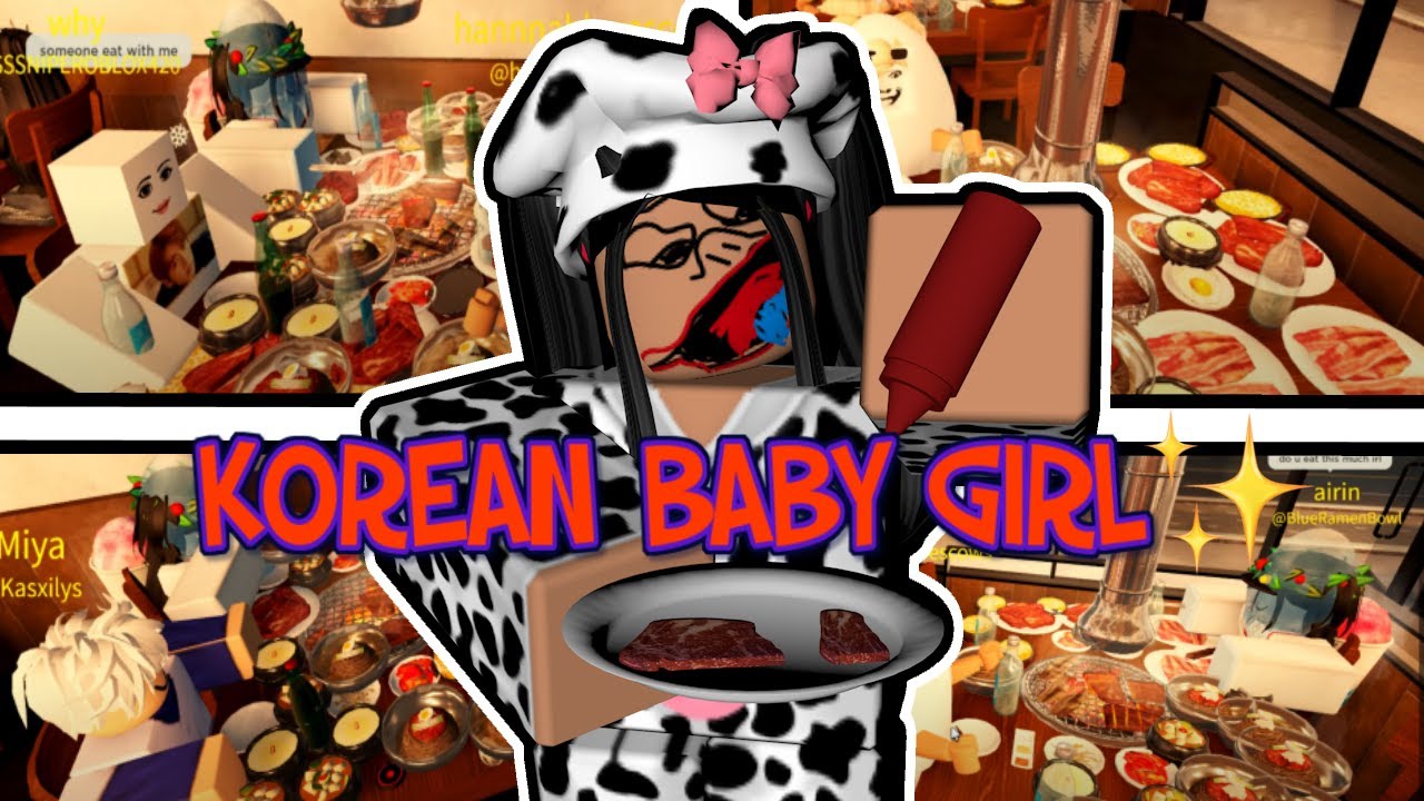GOING TO A KOREAN BBQ RESTAURANT ON ROBLOX