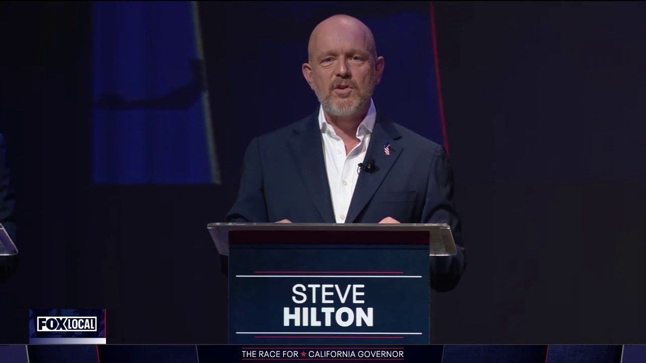 Governor's debate: Steve Hilton says California 'needs an outsider' after 16 years