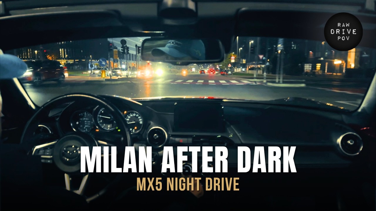 JDM Night Drive POV in Milan | Smooth Driving, Engine Sounds & Lofi Chill
