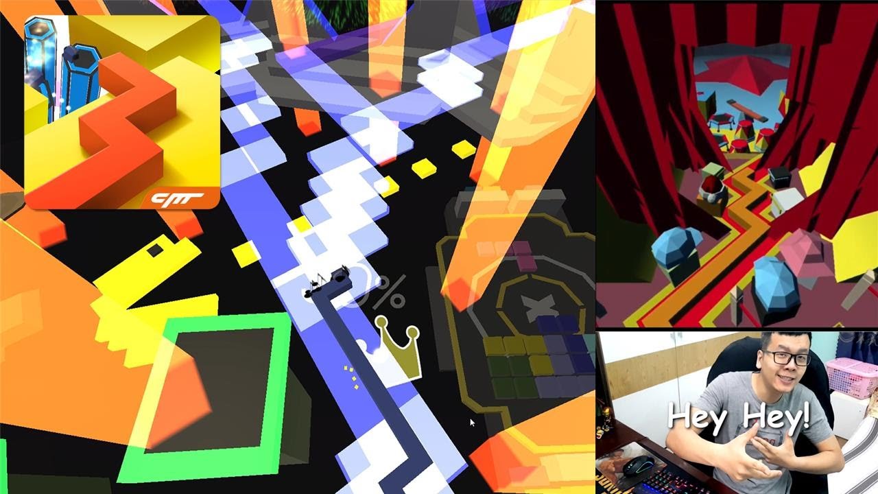Dancing Line - The Electronic Amusement Park | Fanmade VS Original