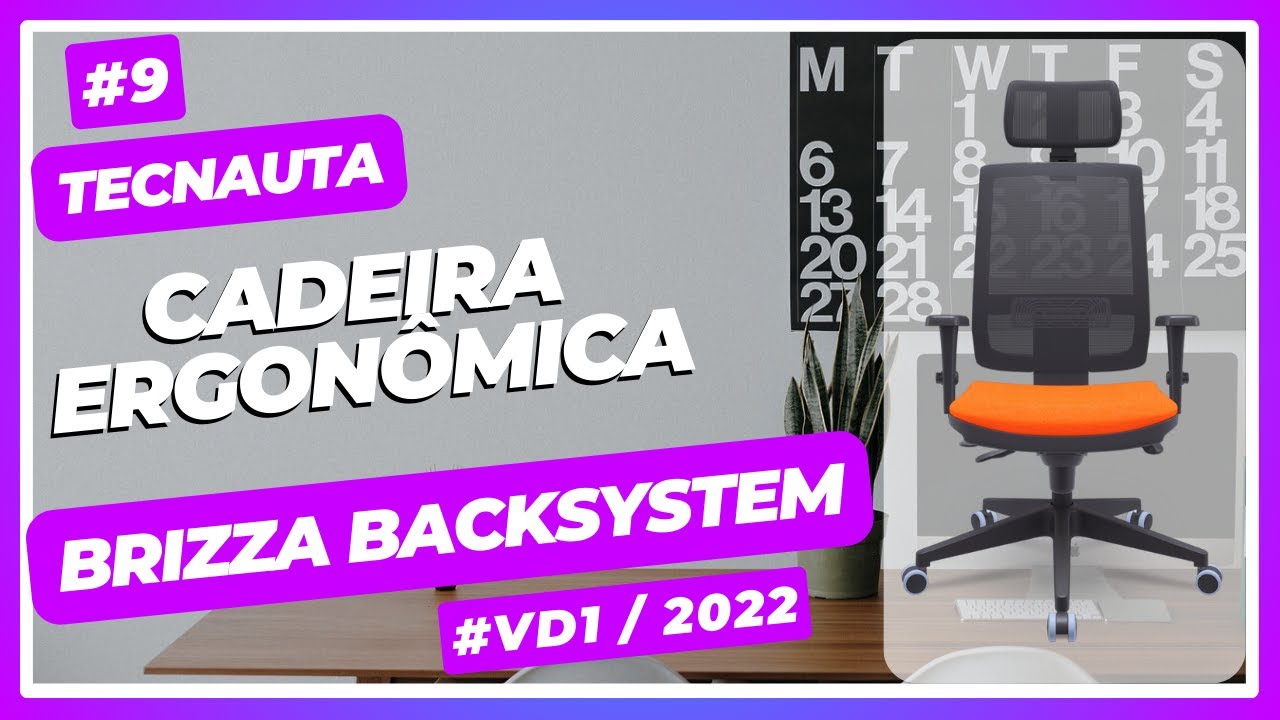 Cadeira Ergonômica /  Brizza Presidente. O melhor custo-benefício em 2022 / Cadeira boa e barata.
