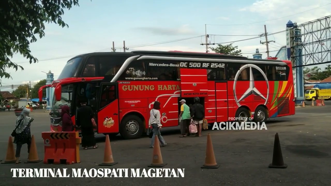 TIKET BIS GUNUNG HARTA KE BALI | TERMINAL MAOSPATI MAGETAN