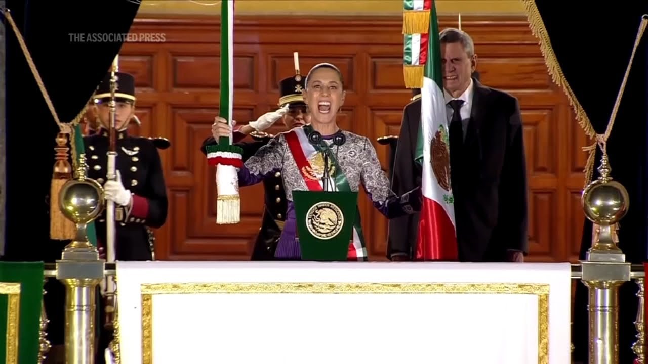 Mexico's President Claudia Sheinbaum makes history as 1st woman to lead Independence Day