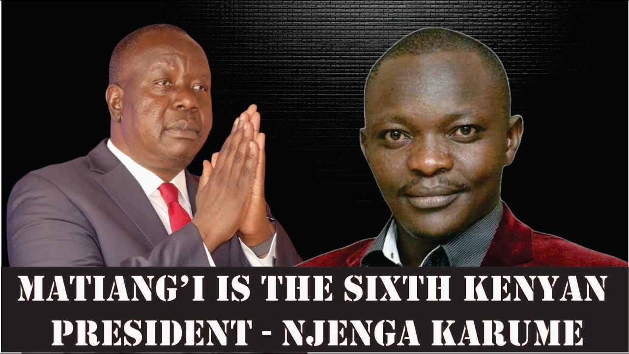I am not a CHEAP or Ugali Mboga Blogger, I believe in Natembeya & Matiangi -  Njenga Karume