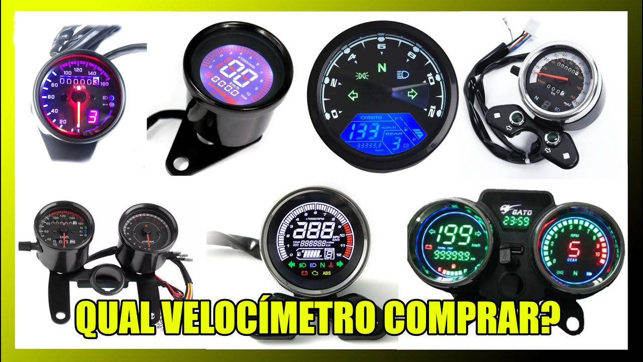 Velocímetros para customizar sua moto! Caferacer, bradstyle, Bobber, Chopper, Scrambler