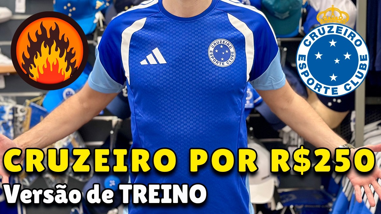 R$250 nessa CAMISA DO CRUZEIRO - Tecido 3D Ficou incrível, Melhor Versão de Compra