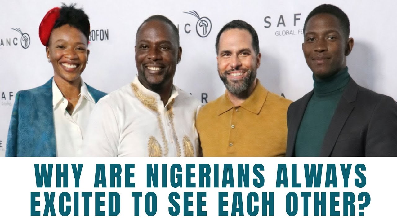 Посмотрите, что происходит, когда нигерийцы встречаются за границей.