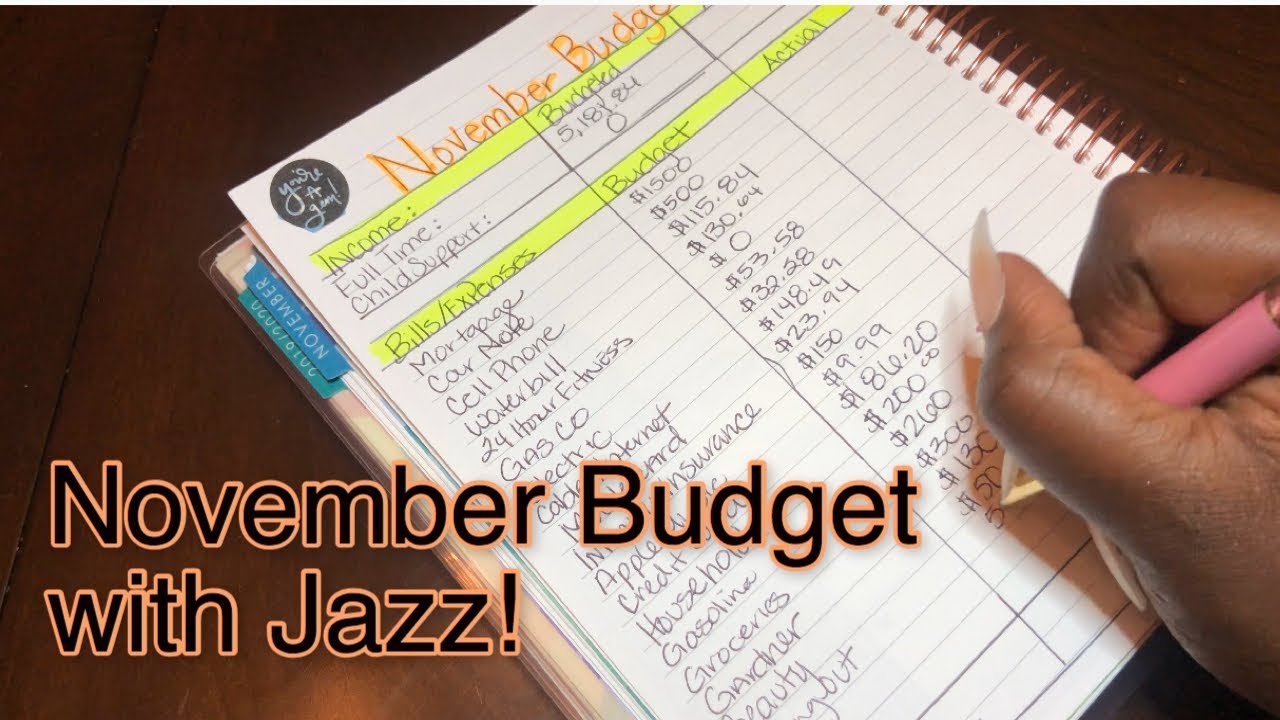 November 2019 Budget with Me || Budget Treasures || Erin Condren Set-Up