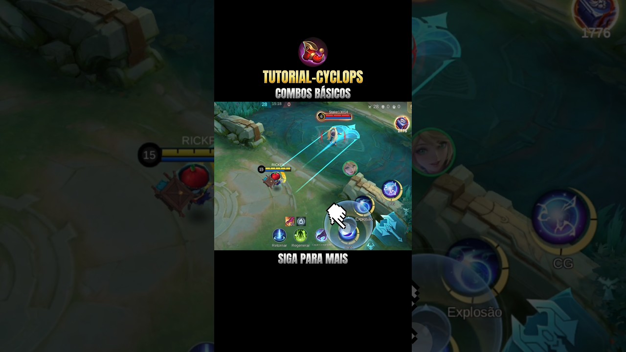 Tutorial Cyclops Mobile Legends | Combos b&aacute;sicos #mobilelegends
