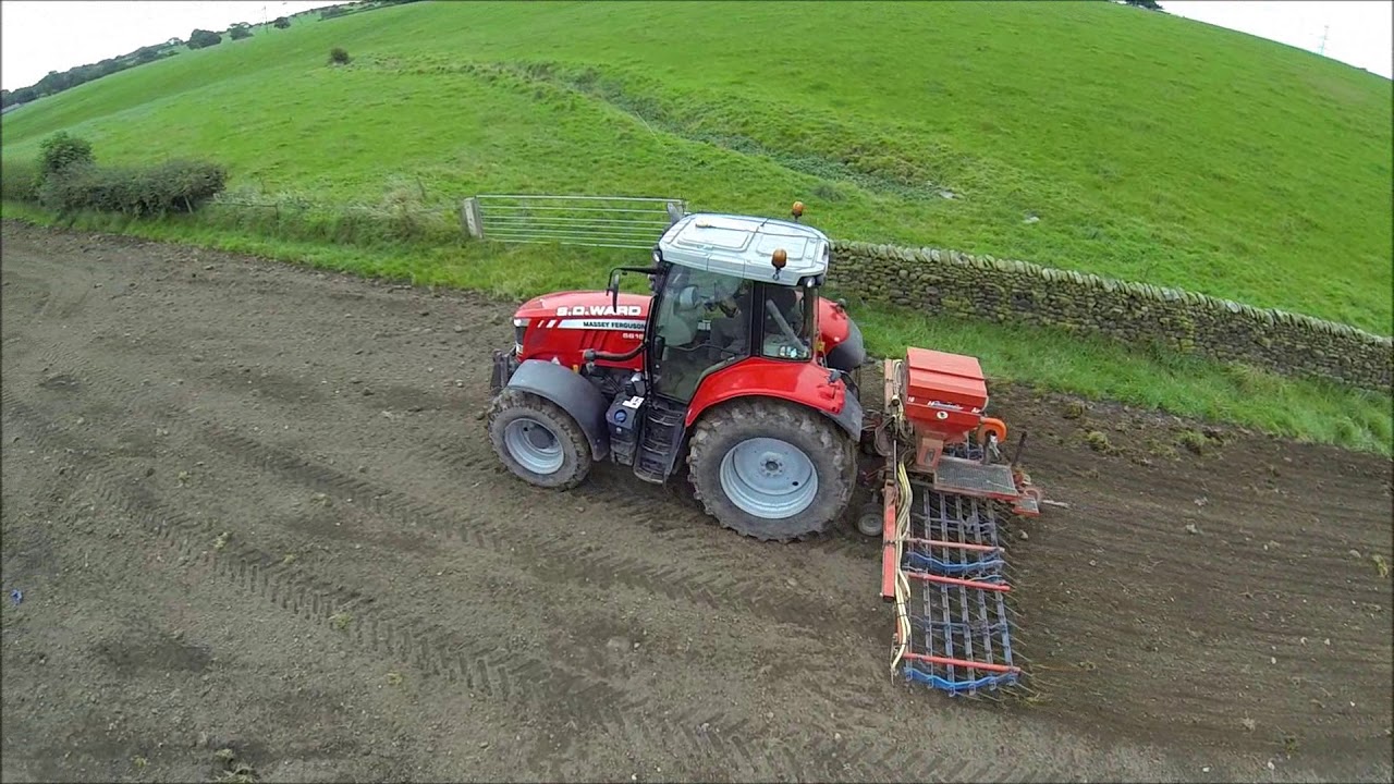 Power harrowing and grass seeding 2017- S.D Ward