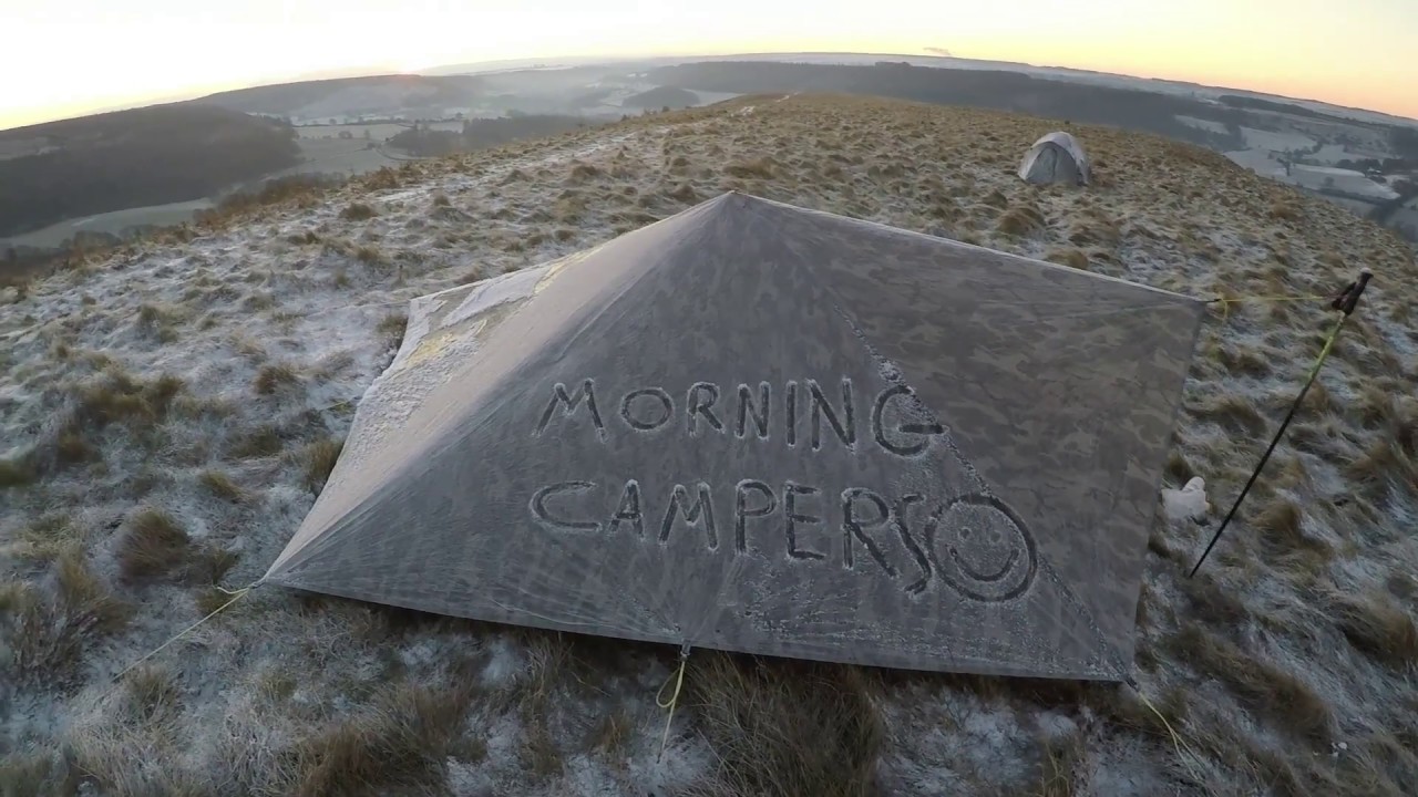 Wild Camp on Hawnby Hill, North Yorkshire Moors, December 2017