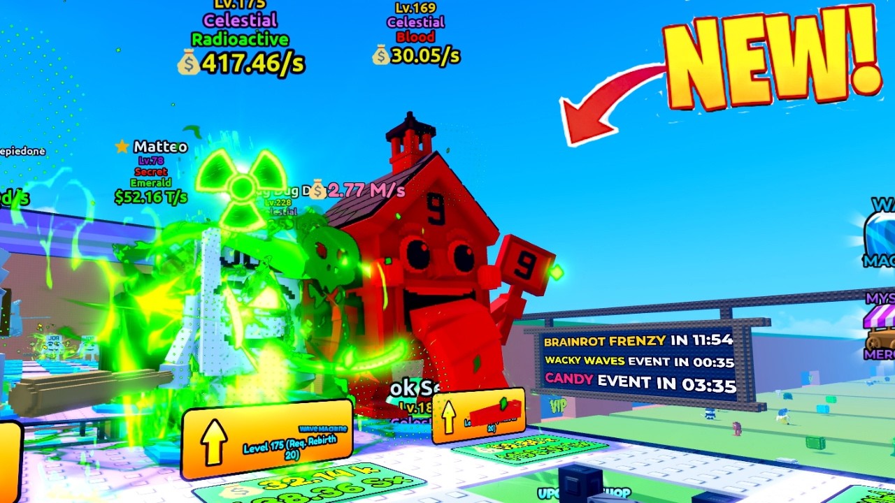 NEW DIVINE 😍 ADMIN ABUSE | Escape Tsunami For Brainrots Funny Moments
