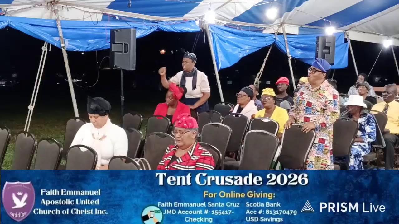 Tent Crusade 2026 Week 1 : Wednesday Night Service Speaker: Bishop D.Clarke