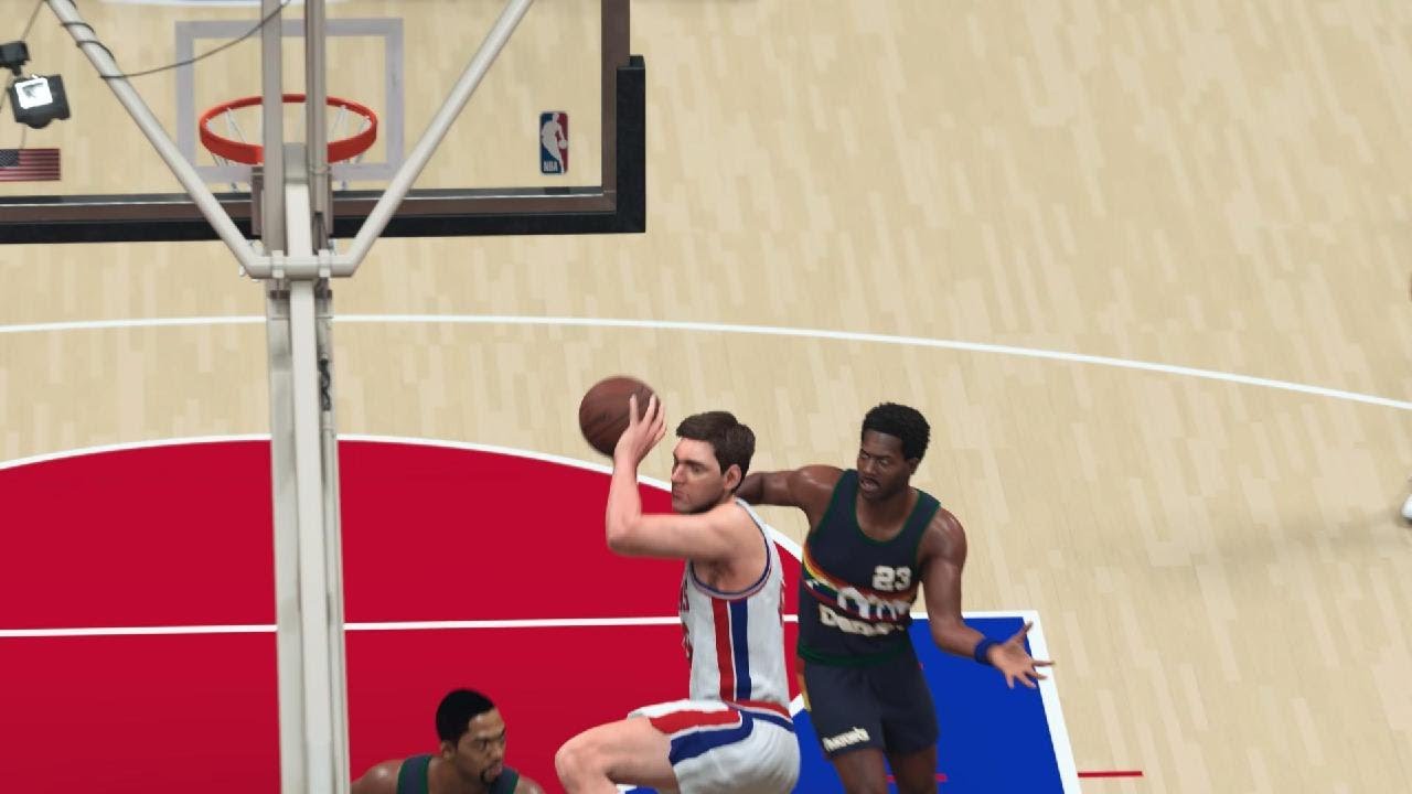 NBA84 November Denver Nuggets at  Detroit Pistons