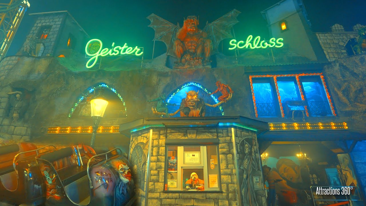 Haunted Castle Dark Ride |  Oldest Ghost Train Dark Ride in Prater Amusement Park