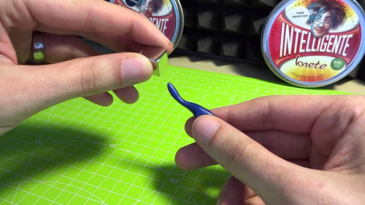 DIE INTELLIGENTE KNETE im TEST - Dehnen, Reißen, Springen & Magnetismus...