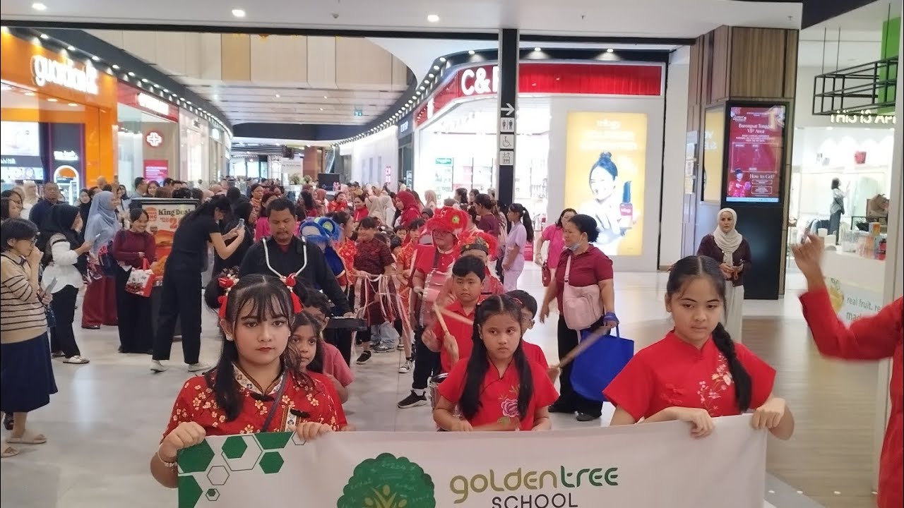 Carnaval Chinese New Year || Golden Baby School & SD Golden Tree School Jakarta di AEON Mall 