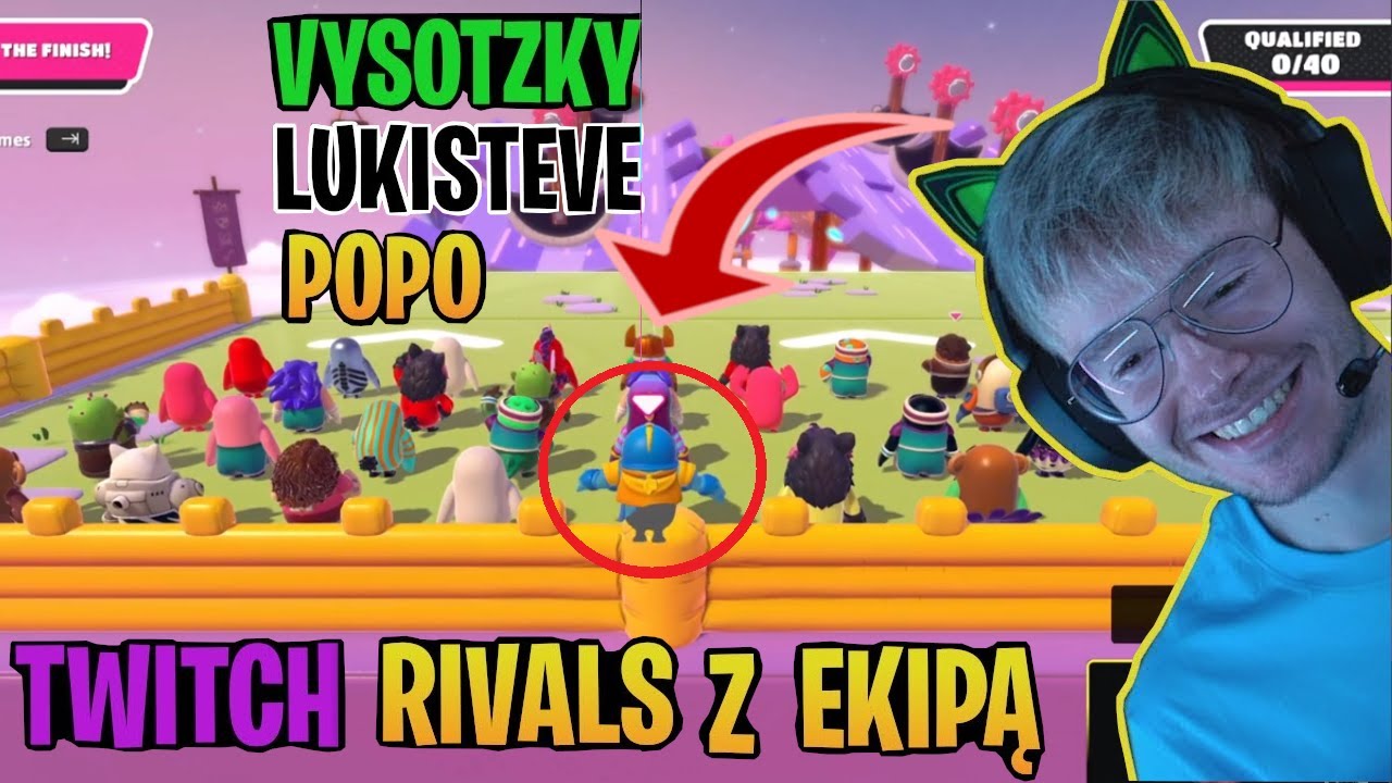 Xayoo LukiSteve TWITCH RIVALS GRA O DUŻĄ KASKĘ