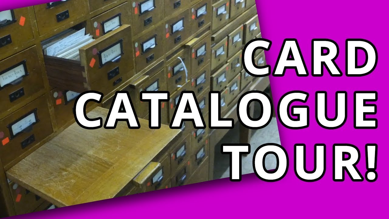 The card catalogue at the State Library of Victoria