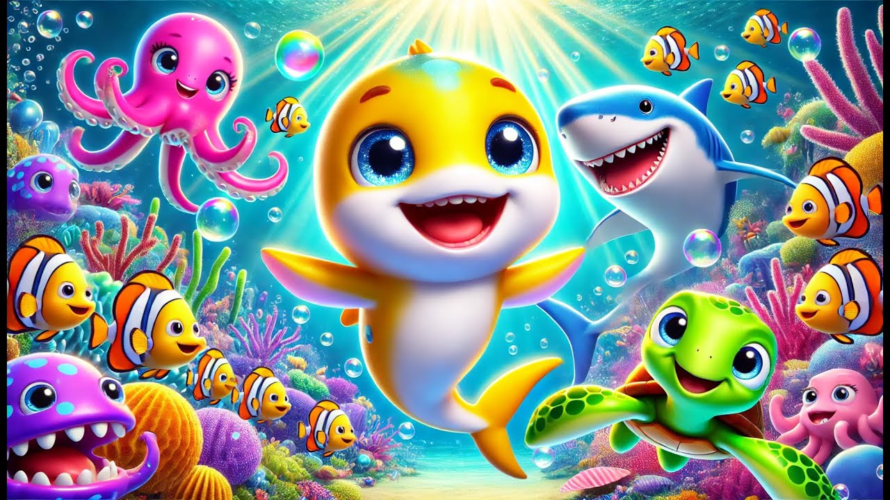Baby Shark 🦈 | Great Kids Nursery Rhymes for Preschool Learning