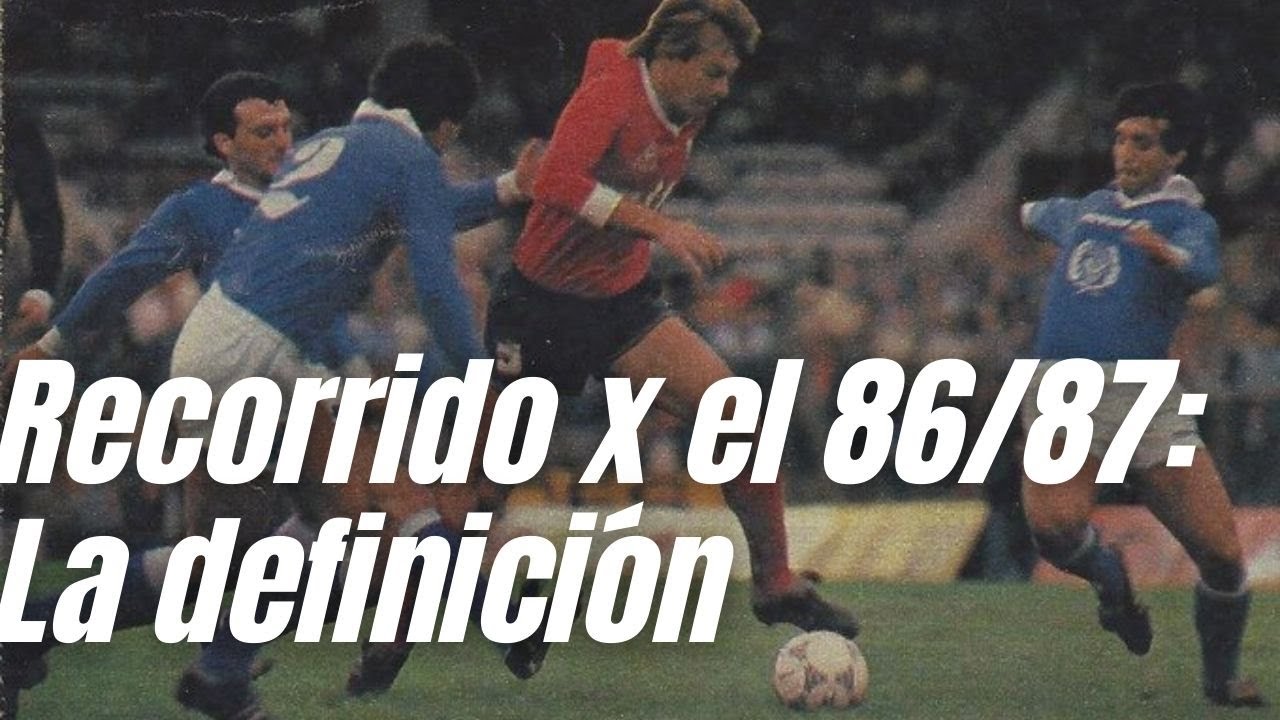INDEPENDIENTE 3-3 VÉLEZ Torneo 86/87 Recorrido x la fecha 38