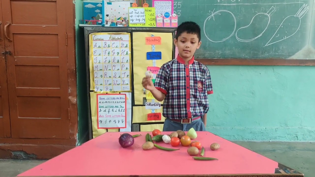 FLN ACTIVITY l CLASS 1 l English l EVS l Vegetables