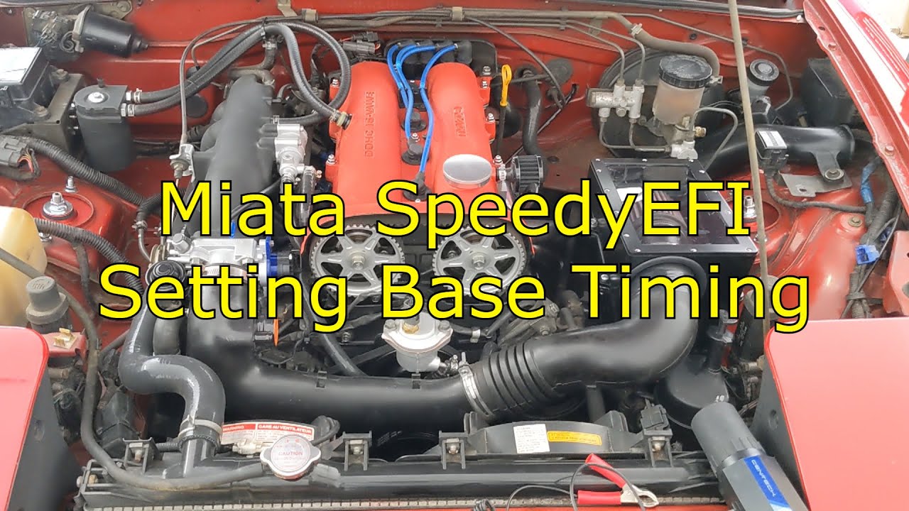 NA 1.6 Miata SpeedyEFI - Set Base Timing