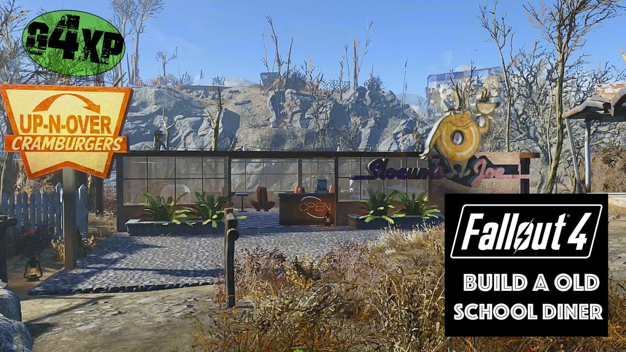 Fallout 4 Lets build an OId School Diner