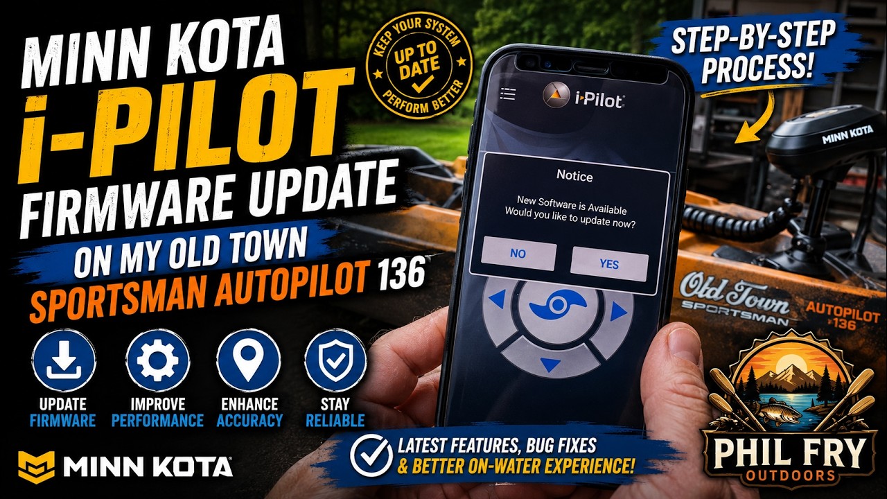 Minn Kota i-Pilot Firmware Update on my Old Town Sportsman Autopilot 136