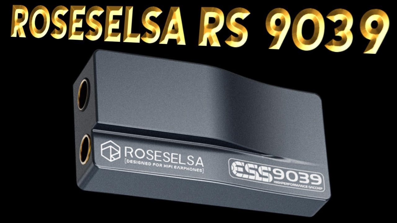 Roseselsa RS 9039 - портативный цап усилитель  на ES9039Q2M
