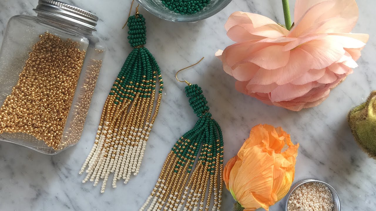 Panduro DIY - Rocailles Earrings