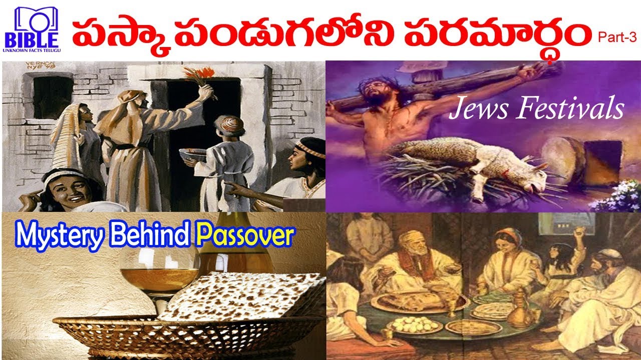 ▶Mystery Behind Passover Telugu ▶పస్కా పండుగలో పరమార్ధం EP-106 ||BibleUnknownFactsTelugu||