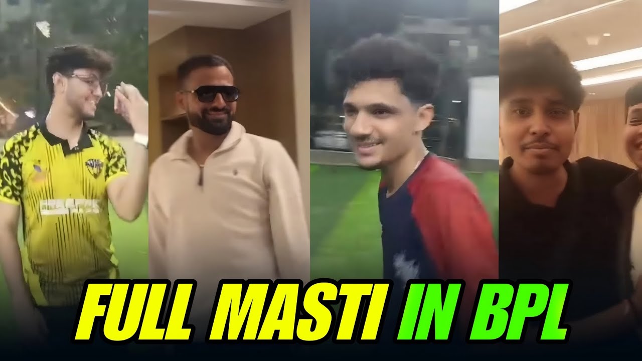 BPL Cricket = PURE MASTI 🤣 All Esports Player Unfiltered FUN