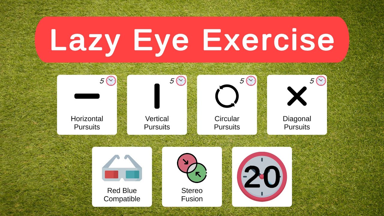 Lazy Eye Exercise #2 -  Smooth Pursuits (w/ 3D Glasses)