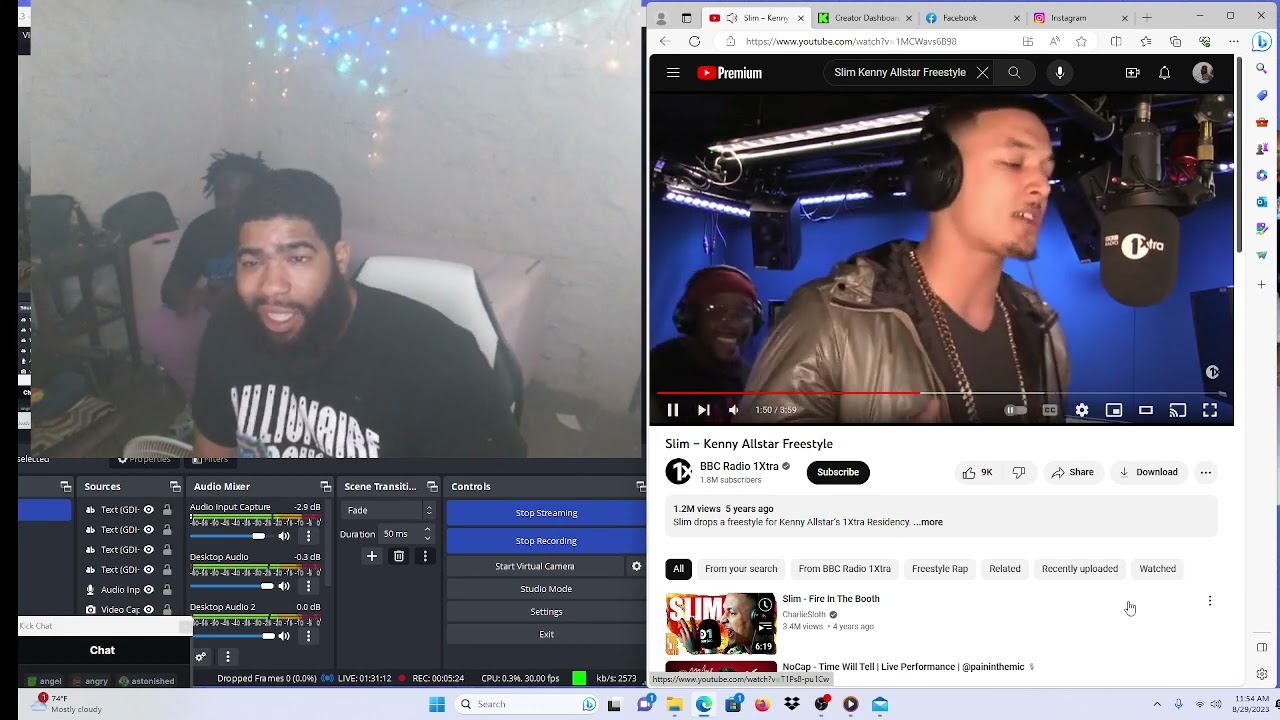 Slim – Kenny Allstar Freestyle| Reaction