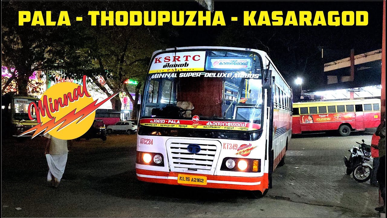 Pala to Kasaragod MINNAL Deluxe Bus Yathra 2023 Easter Special [ Top 8 Minnal KSRTC bus ]