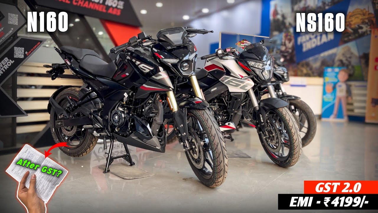 Bajaj Pulser N160 vs NS160 | GST 2.0 - On Road Price 😱