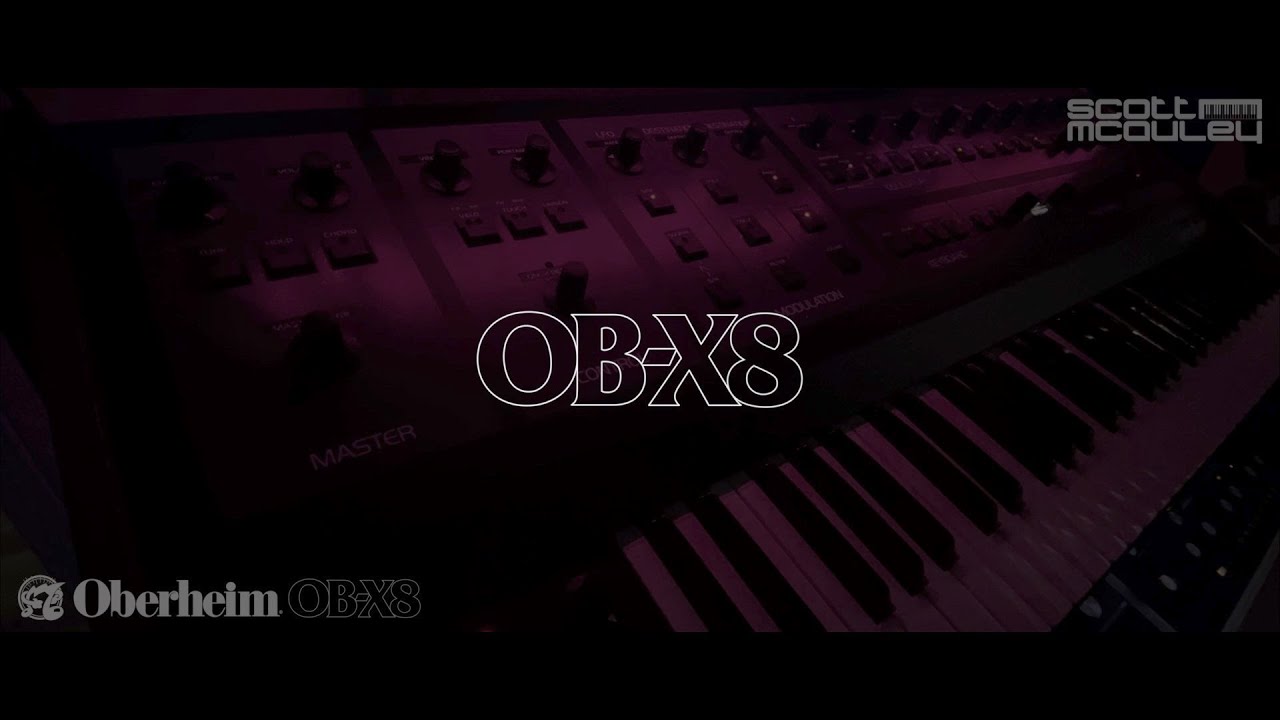 Scott McAuley Oberheim OBX8 - Sound Design 90's Nostalgia #oberheim #obx8 #sequential