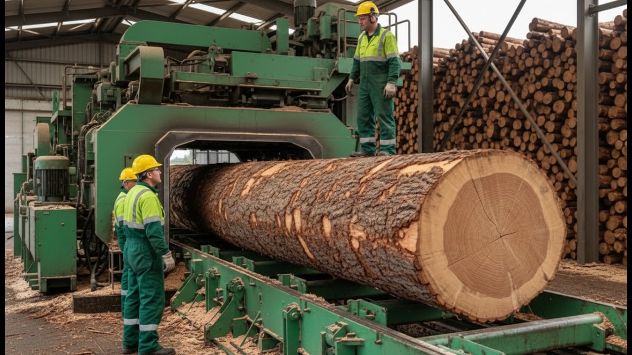 How Plywood Is Made in Factory | Logs to Table Full Production Process